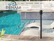 Tablet Screenshot of denalipools.com